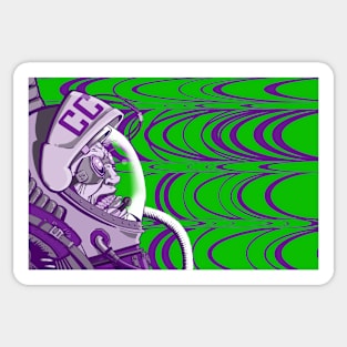 Re-entrY Comrade Purple and Green Sticker